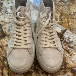 Ecco Women’s Off-White High-Top Sneakers